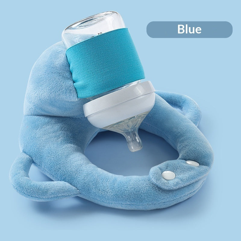 Babys Lying-down Feeding Bottle Holder And Multi-functional Pillow For Infants