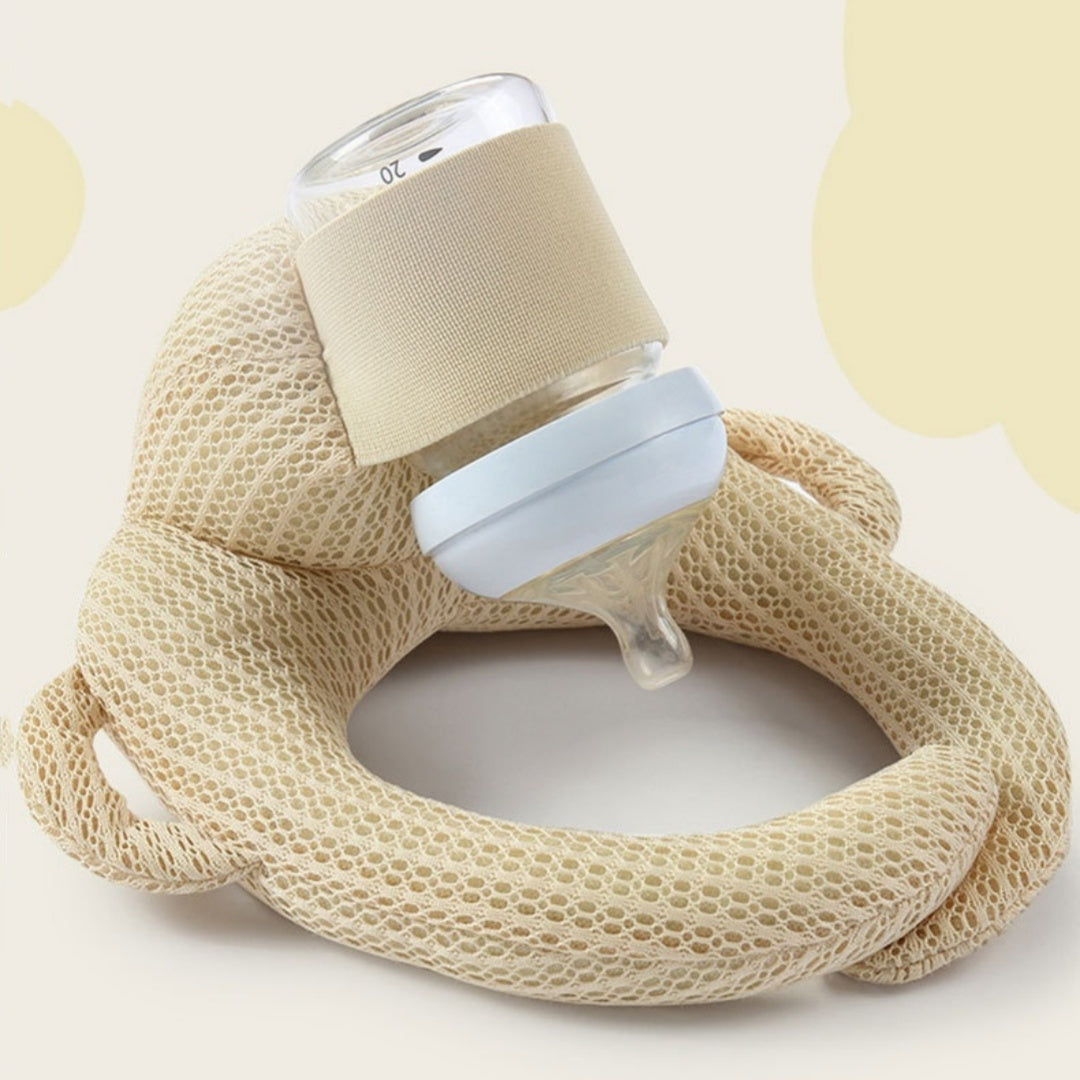 Babys Lying-down Feeding Bottle Holder And Multi-functional Pillow For Infants