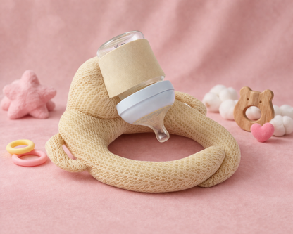 Babys Lying-down Feeding Bottle Holder And Multi-functional Pillow For Infants